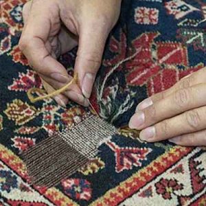 چطور فرش پاره یا سوخته را ترمیم کنیم